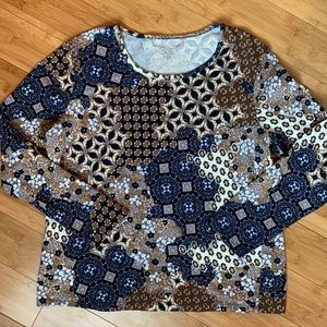 Long sleeve printed shirt